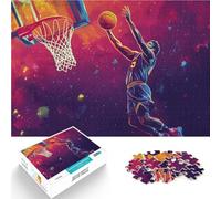 1000 Piece Jigsaw Puzzle for Adults Basketball Dunk Artwork Spiele Spielzeug Geschenk Tolle Geschenke und Spielzeuge75x50cm
