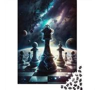 1000 Piece Jigsaw Puzzle for Adults, Battle of Kings Chess, 70x50cm/1000pcs, Shared Puzzle Activity, Relaxing Evenings And Friends And Family