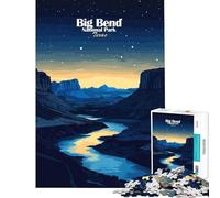1000 Piece Jigsaw Puzzle for Adults Big Bend National Park Challenging Game Toys Relaxing Games Presents for Women Great Gifts And Toys (Size 38x26cm)