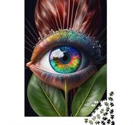 1000 Piece Jigsaw Puzzle for Adults, Blooming Eye, 52x38cm/1000pcs, Winter Indoor Activity, Weekend Downtime And Cosy Evenings