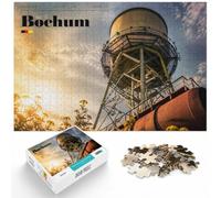 1000 Piece Jigsaw Puzzle for Adults, Bochum Germany Travel Art