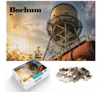 1000 Piece Jigsaw Puzzle for Adults, Bochum Germany Travel Art | For shared winter evenings: Adult jigsaw puzzle with 1000 pieces offers for the Christmas break.