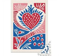 1000-Piece Jigsaw Puzzle for Adults, Botanical Pop Art, 38x26cm/1000pcs, Indoor Puzzle Activity, Quiet Evening Leisure And Time at Home
