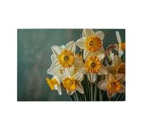 1000 Piece Jigsaw Puzzle for Adults,Bouquet of Daffodils, Puzzles with Letters on Back, Challenging Puzzle for Game Night Home Décor, 19.7 x 29.5
