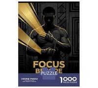 1000 Piece Jigsaw Puzzle for Adults Boxer Taping Fists with Golden Light Jigsaw Toy Wall Decor Difficult Hard Unique Gifts for Birthday And Christmas 38x26cm/1000pcs