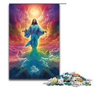 1000 Piece Jigsaw Puzzle for Adults Brazil Jesus Savior Jigsaw Brain Teaser Puzzle Christmas Birthday Gifts 75x50cm
