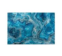 1000 Piece Jigsaw Puzzle for Adults,Bright Aqua Blue Turquoise, Puzzles with Letters on Back, Challenging Puzzle for Game Night Home Décor, 19.7 x 29.5