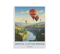 1000 Piece Jigsaw Puzzle for Adults，Bristol Clifton Bridge England，Wooden Puzzle - for Adults Teens Educational Toys Gifts（75x50cm）-HE80