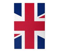 1000 Piece Jigsaw Puzzle for Adults,British Flag, Puzzles with Letters on Back, Challenging Puzzle for Game Night Home Décor, 19.7 x 29.5