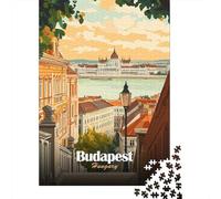 1000 Piece Jigsaw Puzzle for Adults, Budapest, Hungary Travel, 52x38cm/1000pcs, Shared Puzzle Activity, Quiet Home Time And Weekend Downtime