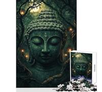 1000 Piece Jigsaw Puzzle for Adults Buddha in The Forest 1000 Piece Jigsaws Educational Games Art Work Gifts Family Activities (38x52cm)