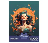 1000 Piece Jigsaw Puzzle for Adults Butterfly Blessing Adult Jigsaw Relaxing Games Perfect Decoration Unique Gifts for Birthday And Christmas 70x50cm/1000pcs