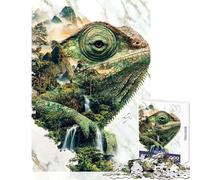 1000 Piece Jigsaw Puzzle for Adults Camouflaged Curiosity Educational Games For Family Fun Toy Wall Decor Enhance Love between Couples (38x26cm)