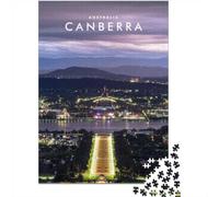 1000 Piece Jigsaw Puzzle for Adults, Canberra Parliament House Night | For festive leisure at home, this adult jigsaw puzzle with 1000 pieces offers a longer activity for the holidays.