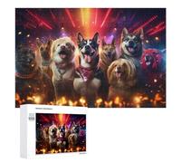 1000 Piece Jigsaw Puzzle for Adults, Canine Carnival Pooches in Parade!