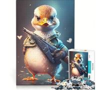 1000 Piece Jigsaw Puzzle for Adults Captain Baby Duck, Brain Teaser Game, Precision Cutting, Artists Collection, Fine Art 38x52cm