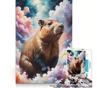 1000 Piece Jigsaw Puzzle for Adults Capybara Heaven, Anti-Stress Toys, Difficult Challenge, Deal As Gifts for The Whole Family 38x52cm