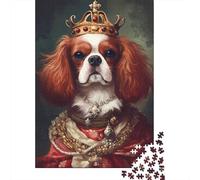 1000 Piece Jigsaw Puzzle for Adults, Cavalier King Charles Span, 70x50cm/1000pcs, Screen-Free Family Time, Quiet Home Time And Couples And Families
