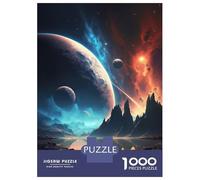 1000 Piece Jigsaw Puzzle for Adults Celestial Nature Landscape Adult Jigsaw Puzzle Toy Wall Decor Precision Cutting Unique Gifts for Birthday And Christmas 52x38cm/1000pcs