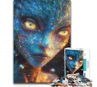 1000 Piece Jigsaw Puzzle for Adults Celestial Oracle︰ The Cosmic Witness Presents for Women Impossible Game for Age 14+ Game 38x52cm