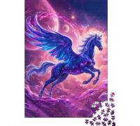 1000 Piece Jigsaw Puzzle for Adults, Celestial Pegasus Cosmic Flight