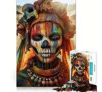 1000 Piece Jigsaw Puzzle for Adults Ceremony of The Dead Sharp Cut Craft Problem Solve Fun Idle Time Game Xmas Art Display (50x75cm)