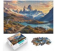 1000 Piece Jigsaw Puzzle for Adults, Cerro Castillo National Park Chile | For calm afternoons, this adult jigsaw puzzle with 1000 pieces works for solo puzzling or shared time.