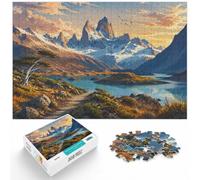 1000 Piece Jigsaw Puzzle for Adults, Cerro Castillo National Park Chile | For focused indoor leisure, this adult jigsaw puzzle with 1000 pieces can be enjoyed across several sessions.