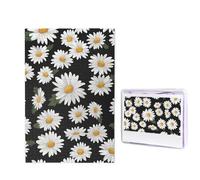1000 Piece Jigsaw Puzzle for Adults Challenging Puzzle for Game Nights Wooden Puzzle Personalized Custom Wood-Puzzles for Family White Daisy Picture Puzzles Finished Size 29.5"x19.7"