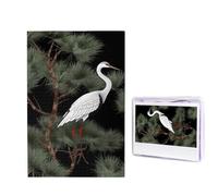 1000 Piece Jigsaw Puzzle for Adults Challenging Puzzle for Game Nights Wooden Puzzle Personalized Custom Wood-Puzzles for Family Japanese Crane & Pine Picture Puzzles Finished Size 29.5"x19.7"