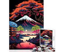 1000 Piece Jigsaw Puzzle for Adults Cherry Blossom Japan Magic Impossible Game Tough Challenge DIY Toys Enhance Love between Couples (38X26cm)
