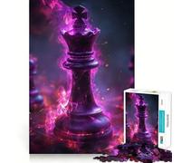 1000 Piece Jigsaw Puzzle for Adults Chess Sharp Cut Craft Problem Solve Fun Idle Time Game Xmas Art Display (38x26cm)