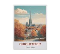 1000 Piece Jigsaw Puzzle for Adults，Chichester England，paper Puzzle - for Adults Teens Educational Toys Gifts（50x70cm）-FF101