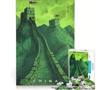 1000 Piece Jigsaw Puzzle for Adults China Propaganda Art, Practical Game, Stress Reliever, Deal As Gifts for The Whole Family 38x26cm