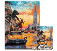 1000 Piece Jigsaw Puzzle for Adults City Streets Cardboard Puzzles for Age 14+ Educational Challenge Fun Activities at Home, Birthday Gifts, Travel Gifts 26X38CM