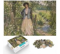 1000 Piece Jigsaw Puzzle for Adults, Claude Monet The Stroller | For quiet time before New Year: Adult jigsaw puzzle with 1000 pieces suits calm, screen-free leisure.