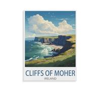 1000 Piece Jigsaw Puzzle for Adults，Cliffs of Moher Ireland，Paper Puzzle for Adults Teens Educational Toys Gifts38x52cm-P45