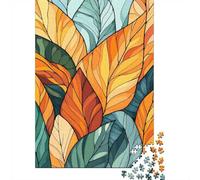 1000 Piece Jigsaw Puzzle for Adults, Colorful Autumn Leaves Pattern | For adults who enjoy jigsaws, this adult jigsaw puzzle with 1000 pieces turns free time into a focused activity.