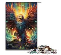 1000 Piece Jigsaw Puzzle for Adults Colorful Condor Warrior Jigsaw for Educational Game Challenge Toy Artwork Gift 1000 PCS(38x26cm)