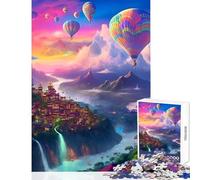 1000 Piece Jigsaw Puzzle for Adults Colorful Landscape Fun Interactive Family Experience Wonderful Holiday Giftsing Choice (38x52cm)
