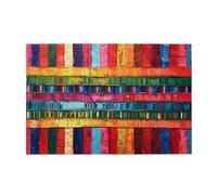 1000 Piece Jigsaw Puzzle for Adults,Colorful Mexican Stripes, Puzzles with Letters on Back, Challenging Puzzle for Game Night Home Décor, 19.7 x 29.5