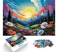 1000 Piece Jigsaw Puzzle for Adults Colorful Tatra Mountains for Puzzle Gifts 26x38cm is ideal as gifts for the whole family