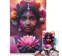 1000 Piece Jigsaw Puzzle for Adults Colors of Divinity, Educational Games, Analysis And Logic, Unique Challenge Game 38x26cm
