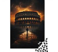 1000 Piece Jigsaw Puzzle for Adults Colosseum at Sunset Jigsaw for Adults Hands-on Game Improve Memory Birthday And Unique Gifts 38x26cm/1000pcs