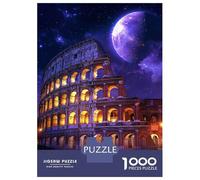 1000 Piece Jigsaw Puzzle for Adults Colosseum Under Moonlight-1 Jigsaws for Adults Family Game Analysis And Logic Difficult And Challenge 52x38cm/1000pcs