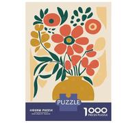 1000 Piece Jigsaw Puzzle for Adults, Copenhagen Flower Market Artwork, Premium Puzzle Challenge, Gift for Adults, Precision Cut Pieces, 38x26cm/1000pcs