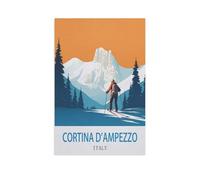 1000 Piece Jigsaw Puzzle for Adults，Cortina D'ampezzo Italy，Paper Puzzle - for Adults Teens Educational Toys Gifts（26x38cm）-GA21