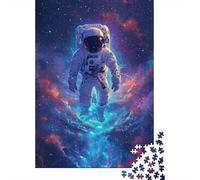 1000-Piece Jigsaw Puzzle for Adults, Cosmic Astronaut Adventure, 52x38cm/1000pcs, Screen-Free Activity And Family Time at Home