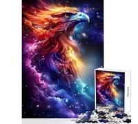 1000 Piece Jigsaw Puzzle for Adults Cosmic Eagles Flight Jigsaws for Adults Puzzle Family Activities Challenging To Complete Christmas Birthday Gifts (38x26cm)
