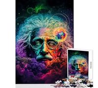 1000 Piece Jigsaw Puzzle for Adults Cosmic Genius Fun Games Stress Reliever Home Decoration Toys Enhance Love between Couples (38x52cm)